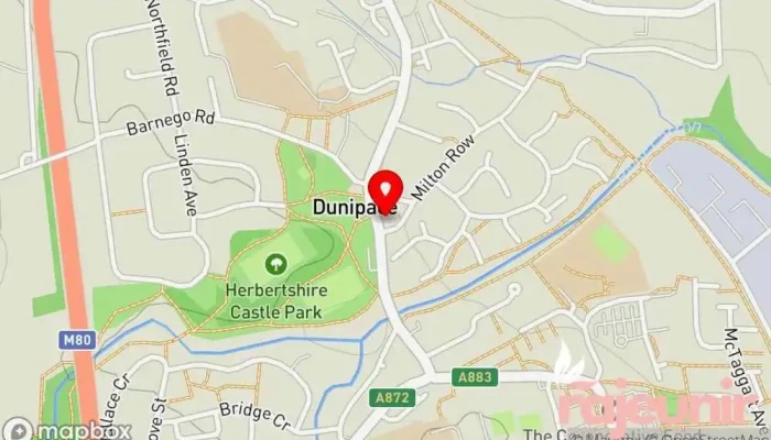 Sun Dunipace Newsagents -  Map - Denny