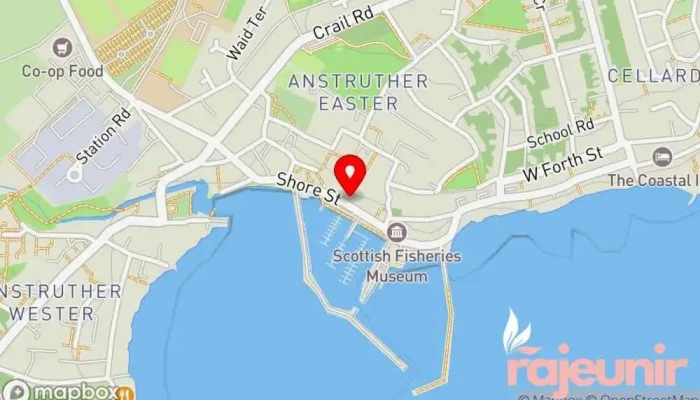 map of T & K Brown Pharmacy Pharmacy in Anstruther