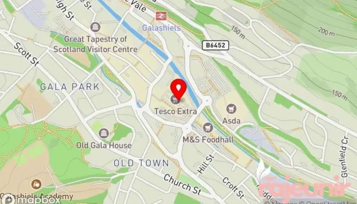 Tesco Extra -  Map - Galashiels