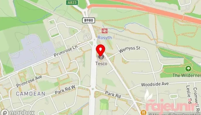 Tesco Superstore -  Map - Dunfermline