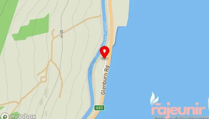map of The Flower Shop Florist in Lochgilphead