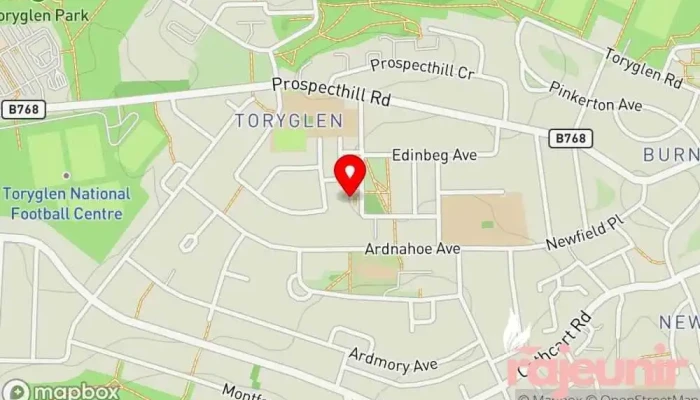 Toryglen Medical Centre Pharmacy Map - Glasgow