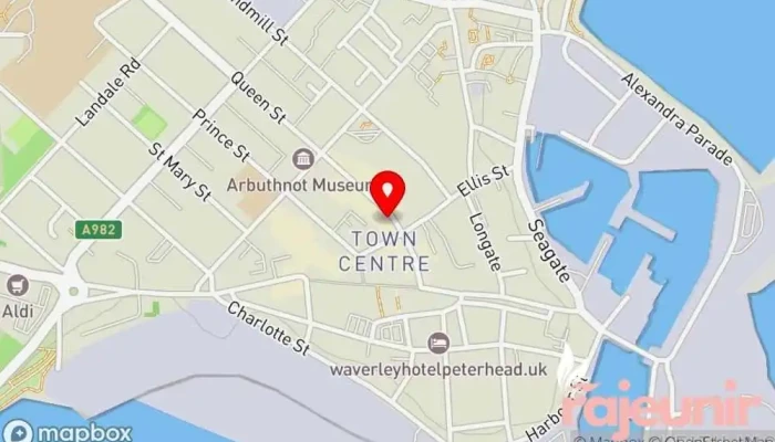 Websters Pharmacy Peterhead -  Map - Peterhead