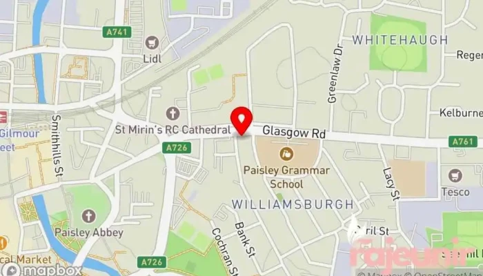 map of Well Pharmacy Pharmacy, Beauty supply store in Paisley